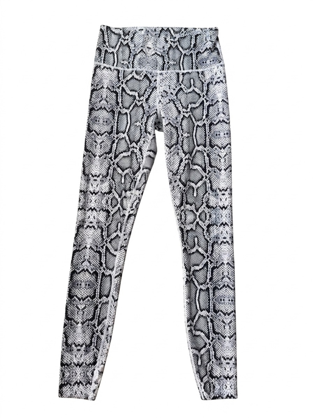 Varley High-Rise Snake Print Leggings Black & White Size Small